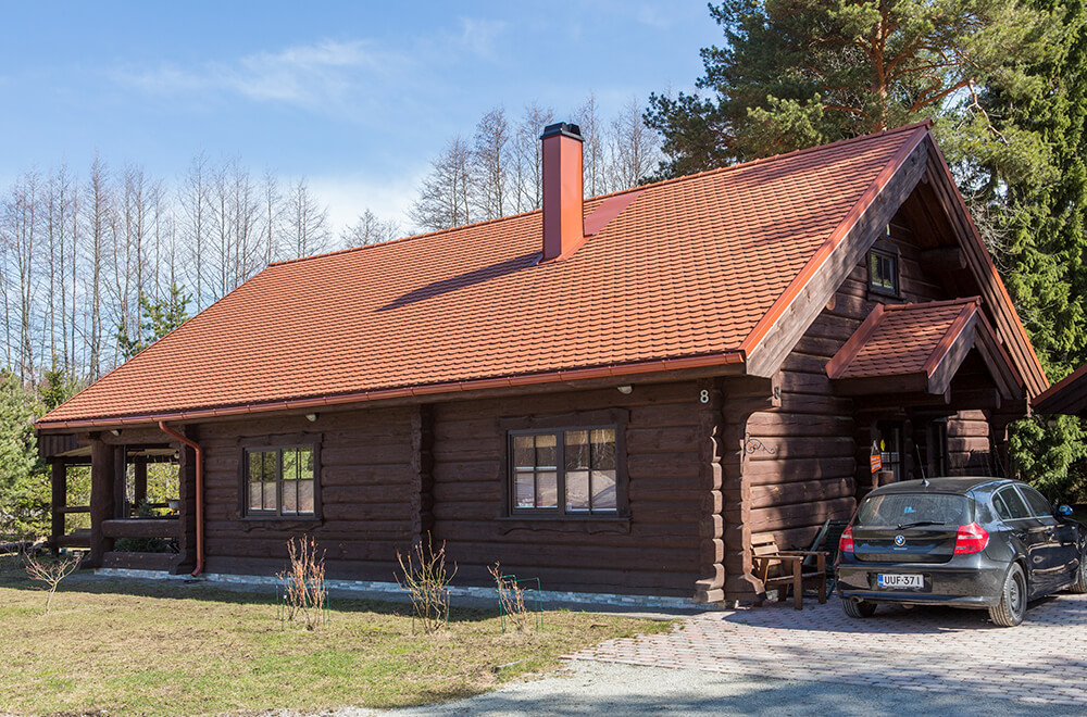 Round Logs Handmade Log Houses From Estonian Manufacturer