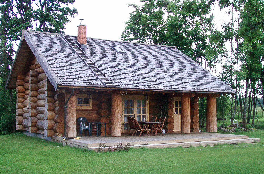 Round Logs Handmade Log Houses From Estonian Manufacturer